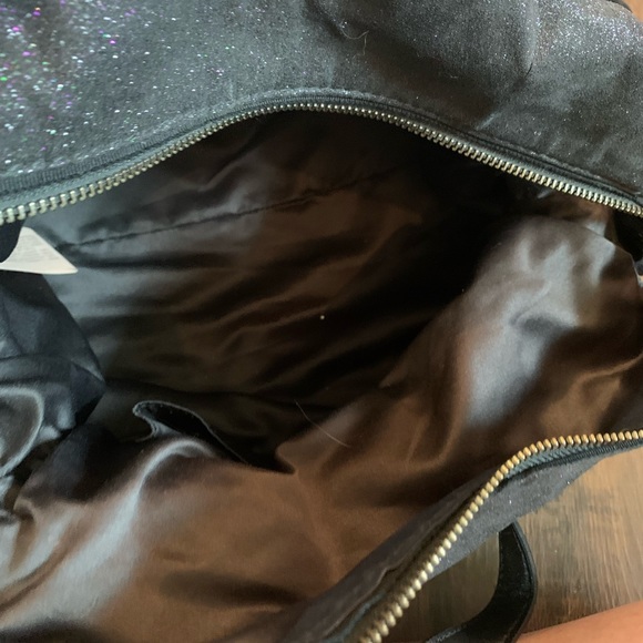 Rare Juicy Couture black glitter shoulder bag bows - Picture 5 of 5